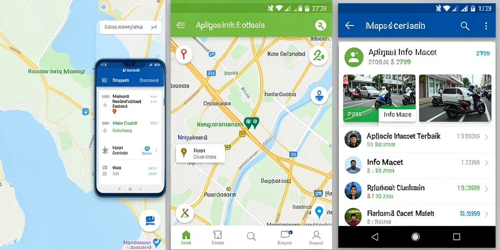 Antarmuka aplikasi Info Macet yang informatif dan mudah digunakan.