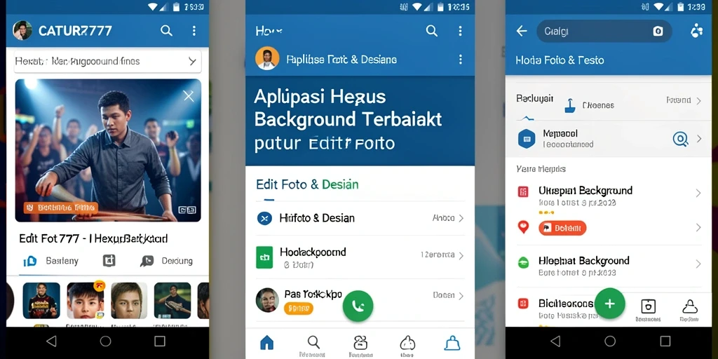Antarmuka pengguna CATUR777 untuk penghapusan latar belakang yang mudah digunakan.