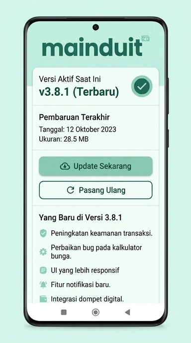 Riwayat Versi Aplikasi mainduit untuk Pengguna Android